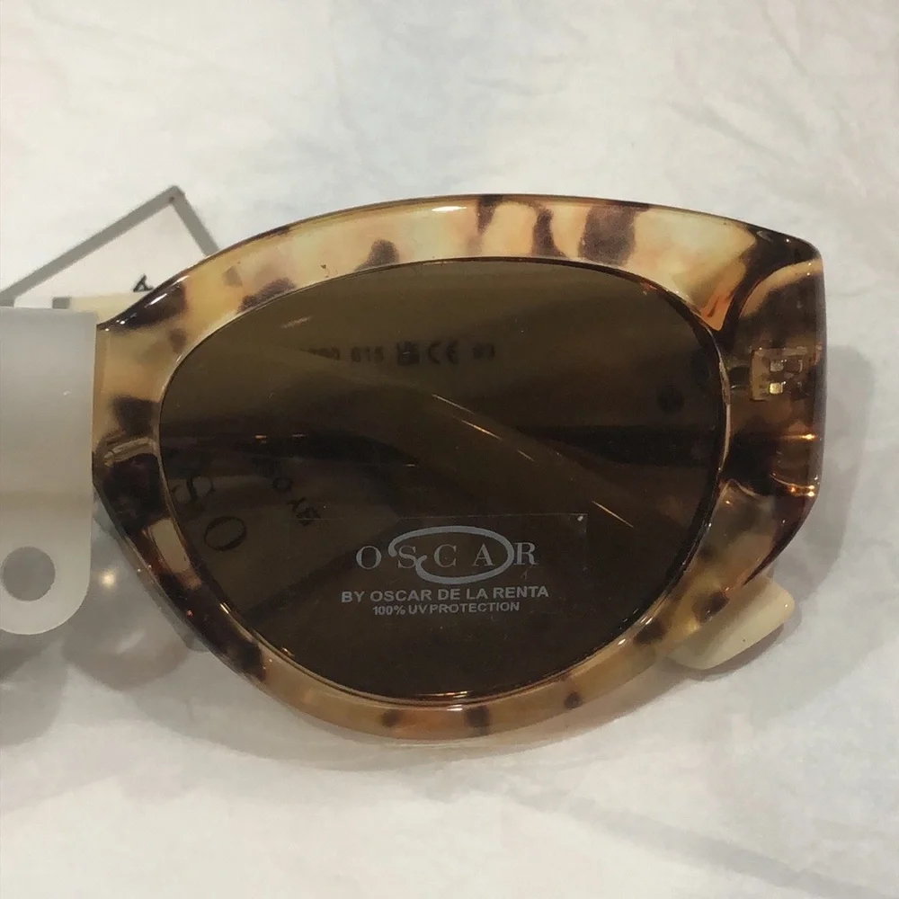 Oscar brown tortoiseshell oval‎ sunglasses new